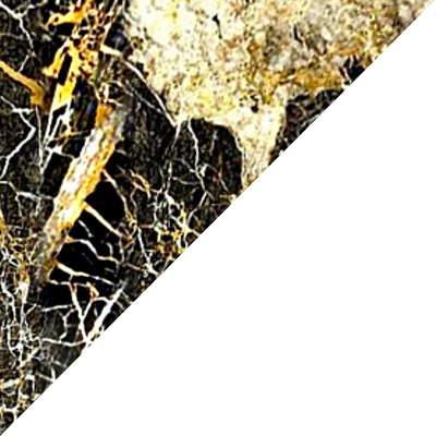 Portoro Gold (Stein au&szlig;en) / Verkehrswei&szlig; (RAL 9016 innen)