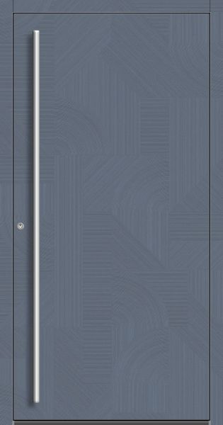 Außenansicht Aluminium-Keramik-Tür Ginza Sorairo innen öffnend DIN links