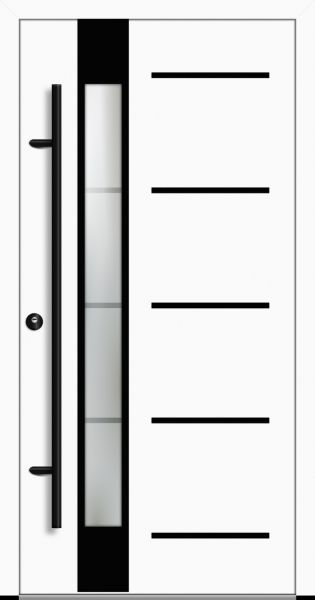 Aluminium Haustür "LECH" 82 mm RC2 BLACKLINE