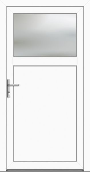 Kunststoff-Aluminium Nebeneingangstür "ALSTER-J" 60 mm RC2