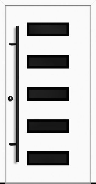 Aluminium Haustür &quot;WERRA&quot; 68 mm BLACKLINE