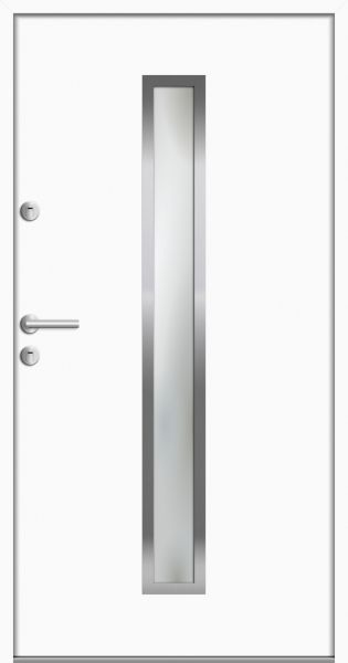 Aluminium-Stahl Nebeneingangstür "ALFSEE" 68 mm
