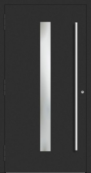 AKTION Aluminium Haustür "ALFSEE" 90 mm RC2 DB703