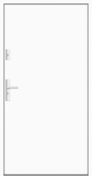 Aluminium-Stahl Nebeneingangstür "BÖHME" 68 mm