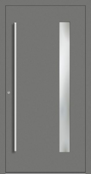 AKTION Aluminium Haustür "PAAR" 90 mm 110 x 200 cm inkl. Motorschloss