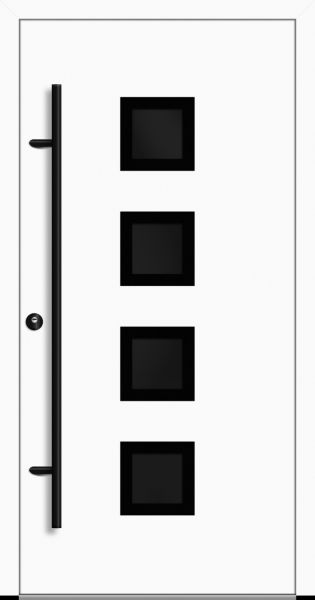 Aluminium Haustür "NAAB" 82 mm RC2 BLACKLINE