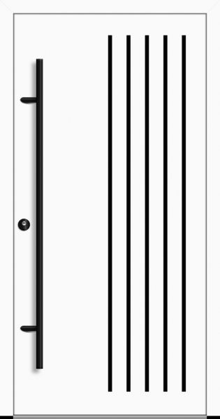 Aluminium Haustür "NETTE" 82 mm RC2 BLACKLINE