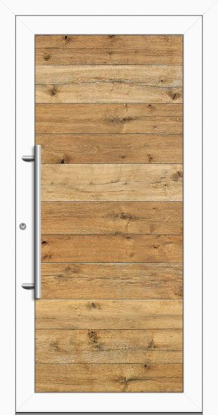Aluminium-Holz Haustür "HAIDENAAB-W" 79 mm Eiche Natur
